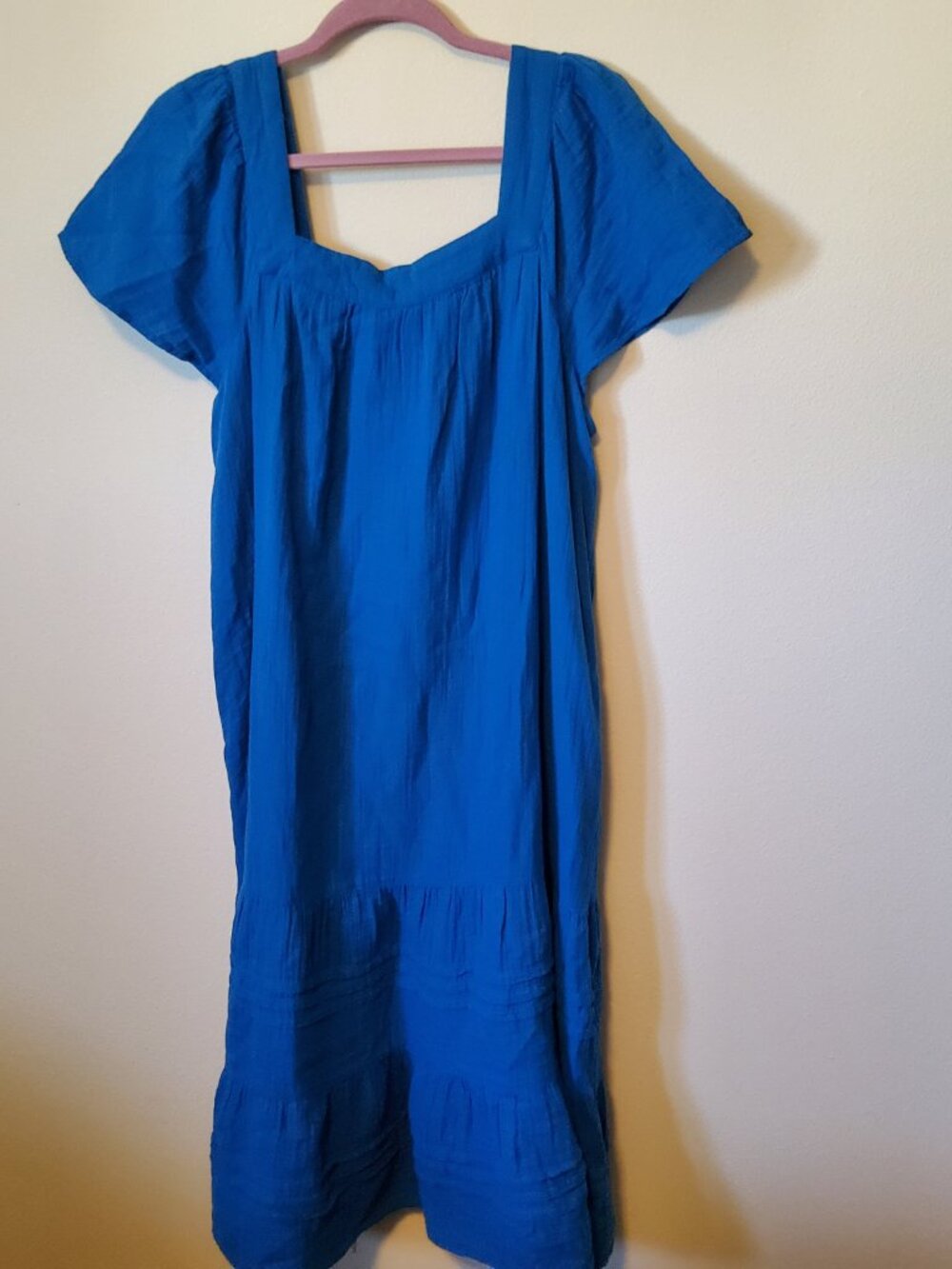 Summer Sundress/Lounge Dress size XXL in Cobalt Blue